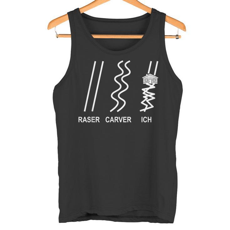 Skiing Raser Carver Ich Après-Ski Tank Top