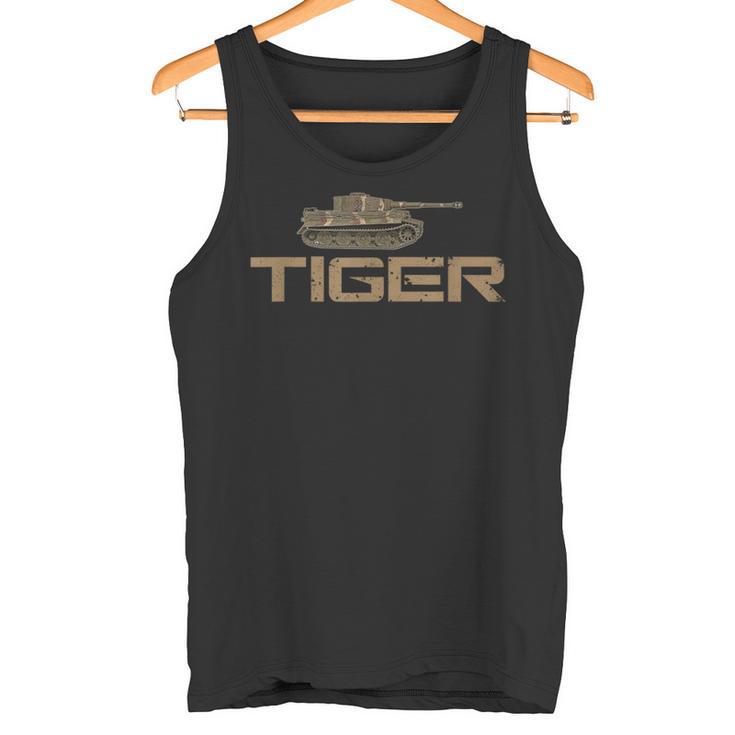 Soldiers Armed Forces In Uniform Camouflage Tiger Tank Tank Top