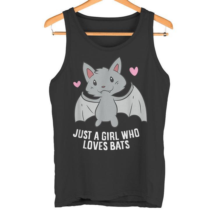 Sólo Una Chica Que Ama A Los Murciélagos Camiseta sin mangas