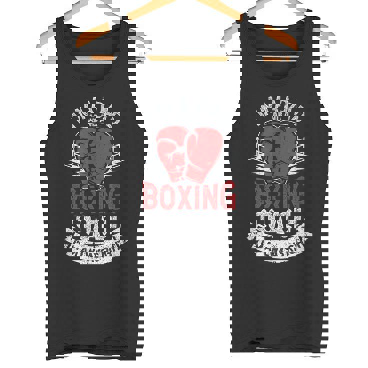 Soy Padre Y Entrenador De Boxeo Boxer Daddy Coaches Día Del Padre Camiseta sin mangas