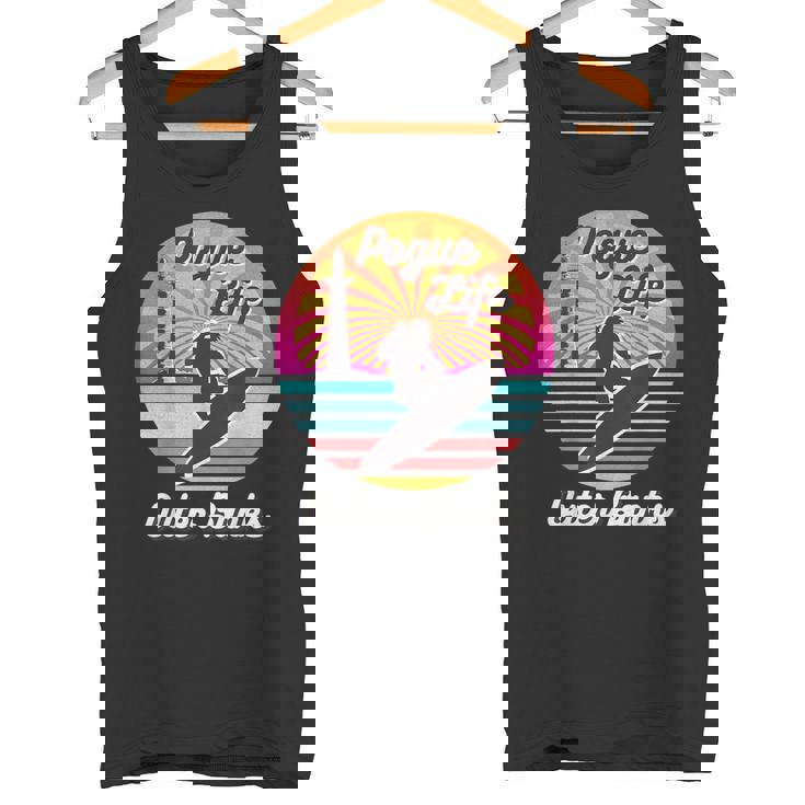 Surfer Pogue-Life-Outer-Banks Casas Ligeras Retro Angustiado Camiseta sin mangas