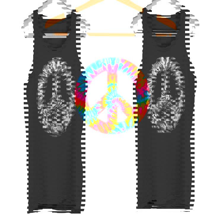 Symbole De Paix Tie-Dye Bohème Paix Harmonie Paix Et Unité Débardeur e