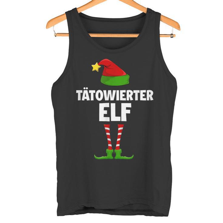 Tattooed Elf Partner Look Elves Family Outfit Christmas Tank Top