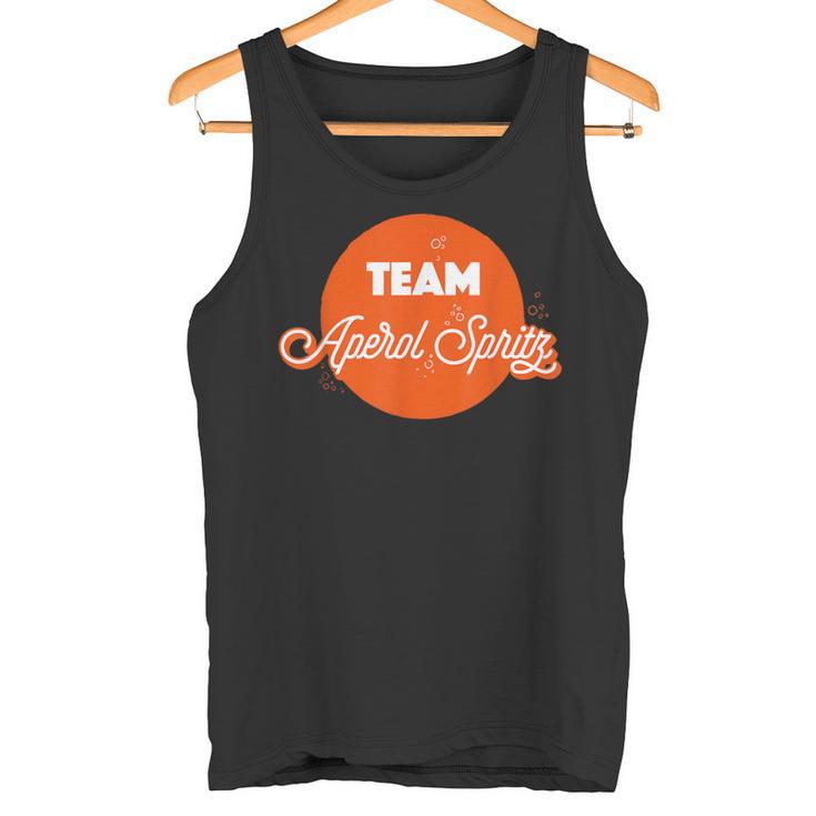 Team Aperol Spritz Retroerano Jga Bebida Deerano Camiseta sin mangas