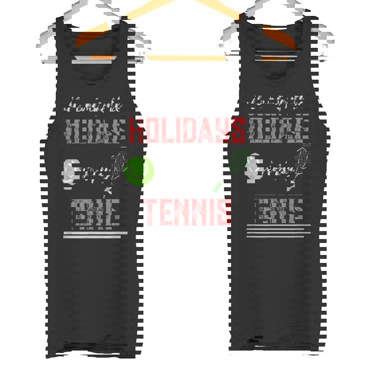 Tennis Novelty Holiday Tshirt Tank Top