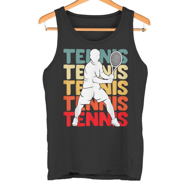 Tennis Tennis Player Boys Children Tank Top