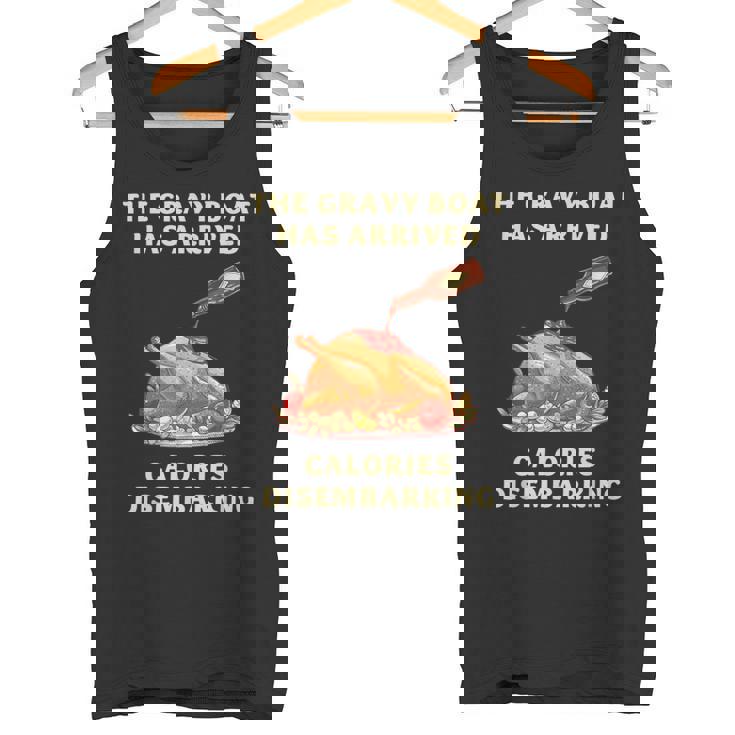 Thanksgiving Turkey Gravy Boat Lovers Tank Top