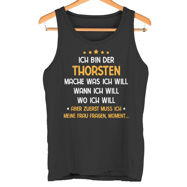 Thorsten First Name Tank Top