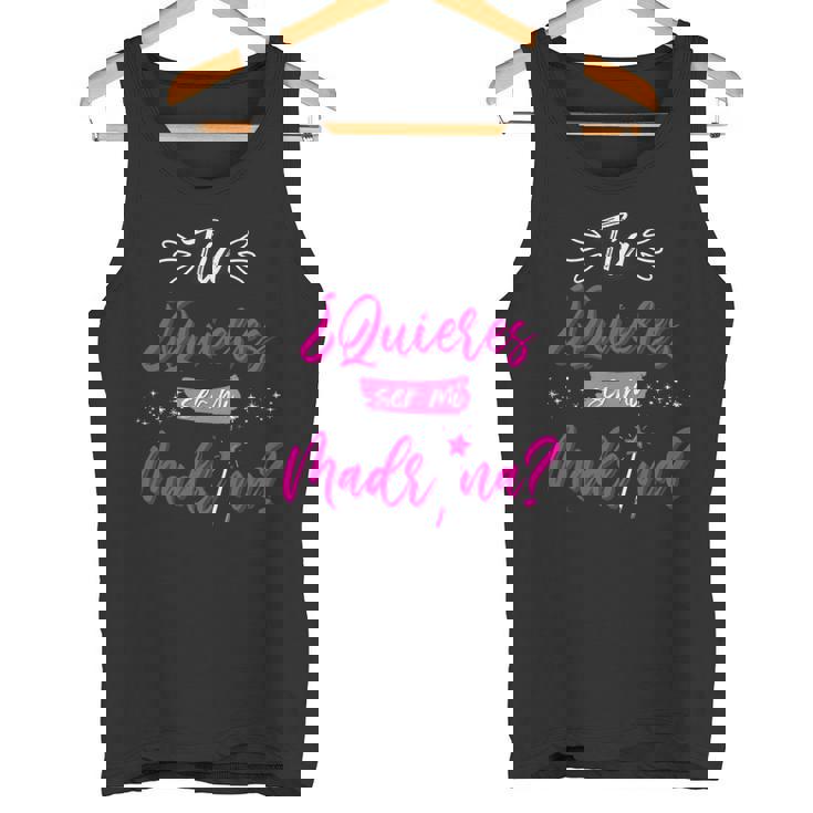 Tia Quieres Ser Mi Madrina Padrinos Regalos Y Peticion Tita Camiseta sin mangas