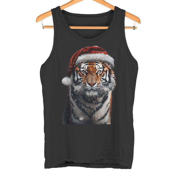 Tiger Christmas Tank Top