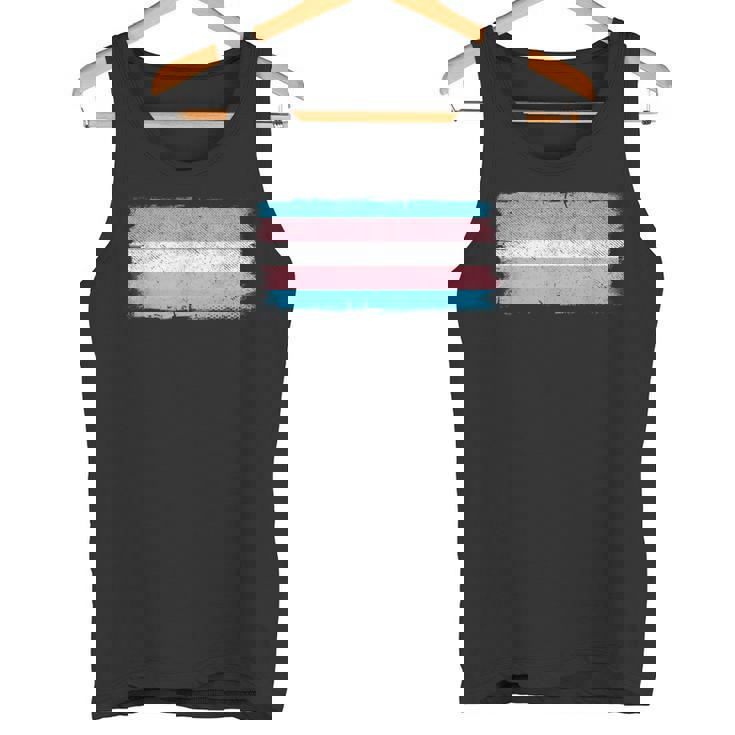 Trans Flag Outfit Lgbtq Transgender Camiseta sin mangas