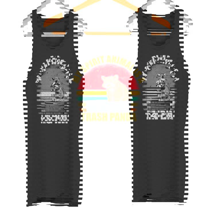 Trash Panda Raccoon Lovers Tank Top | Fun Animal Spirit Tee