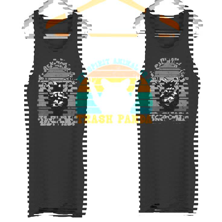 Trash Panda Spirit Animal Raccoon Unisex Tank Top