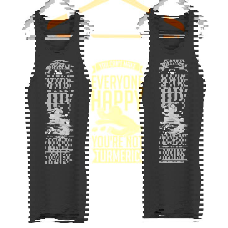 Turmeric Curcumin Plant Tea Powder Spice Drink Tank Top
