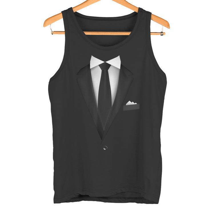 Tuxedo Mit Krawatte Für Lustige Hochzeiten Tank Top