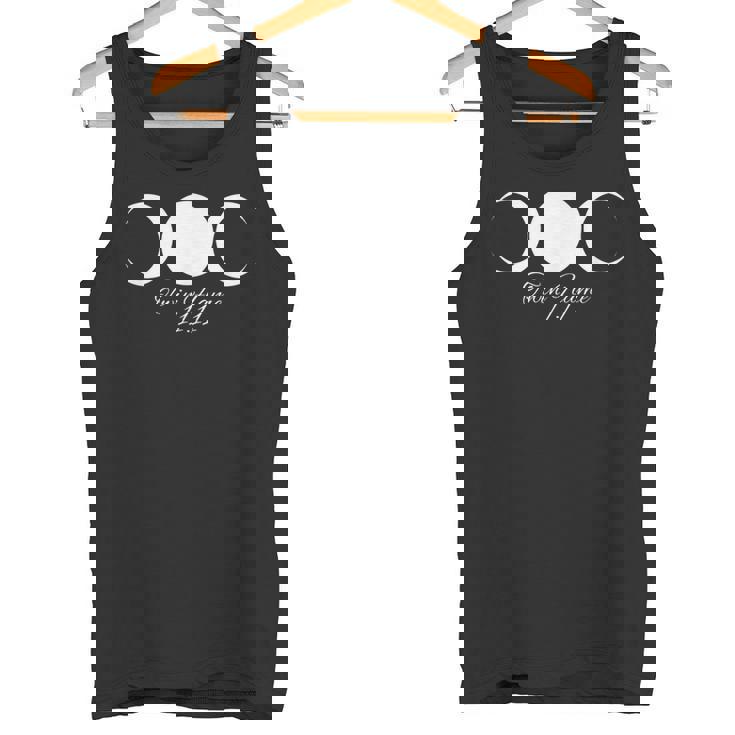 Twin Flame Cosmic Moon Phases Numerology Tank Top