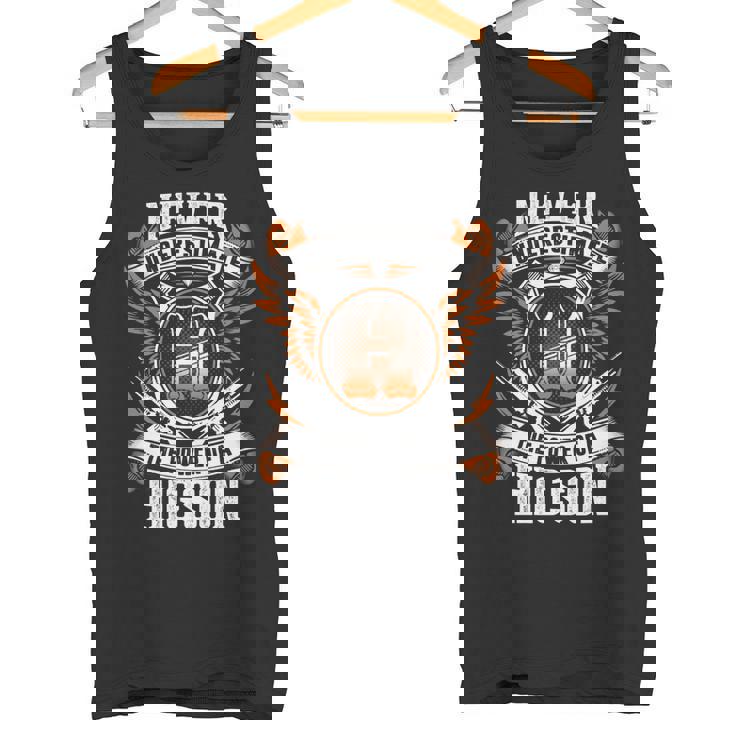 Never Underestimate The Power Of Higson Higson Name Tank Top