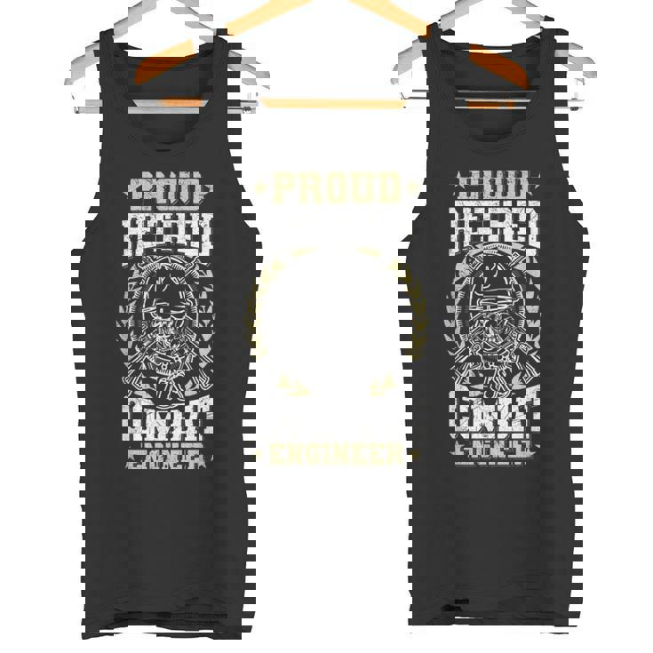 US Army Combat Engineer For a Retired Combat Engineer Tank Top