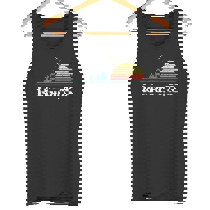 Vintage Belton Texas Home Souvenir Print Tank Top