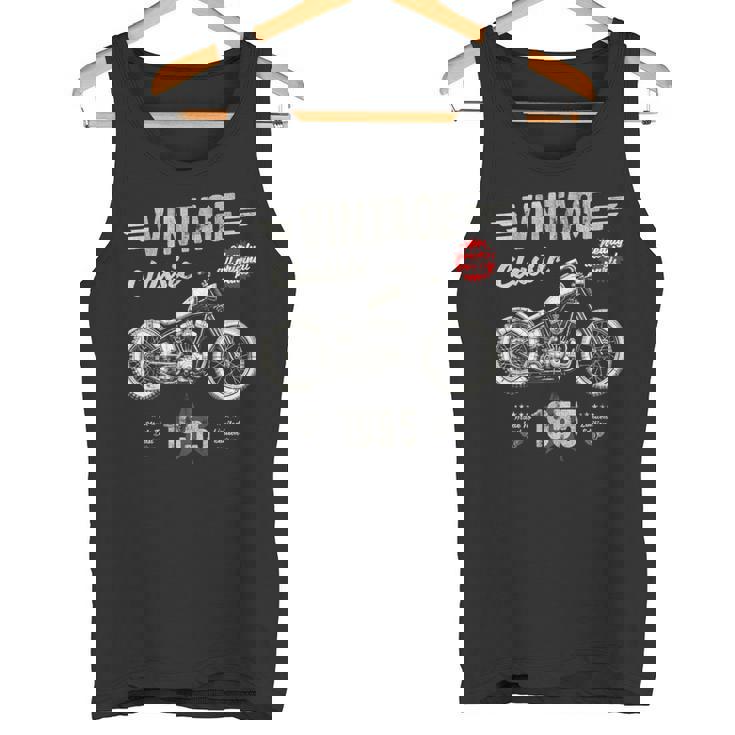 Vintage Classic Born 1955 70Th Birthday Retro Moto Camiseta sin mangas