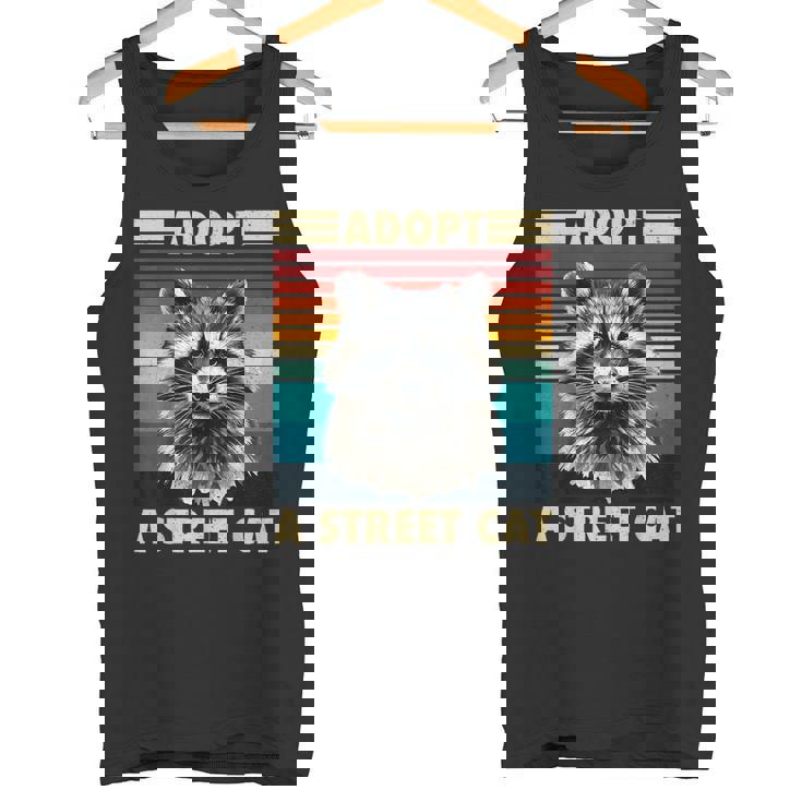 Vintage Raccoon Graphic Tank Top for All Ages | Retro Style