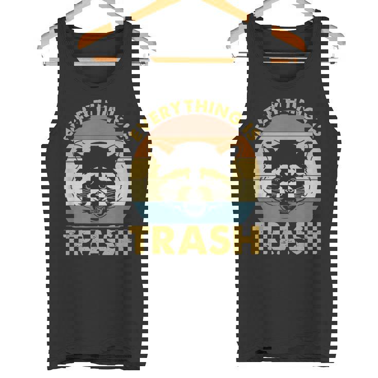 Vintage Raccoon Lovers Tank Top - Quirky Humor Appeal