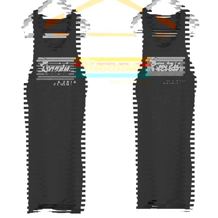 Vintage Sunset Stripes Coachella California Tank Top