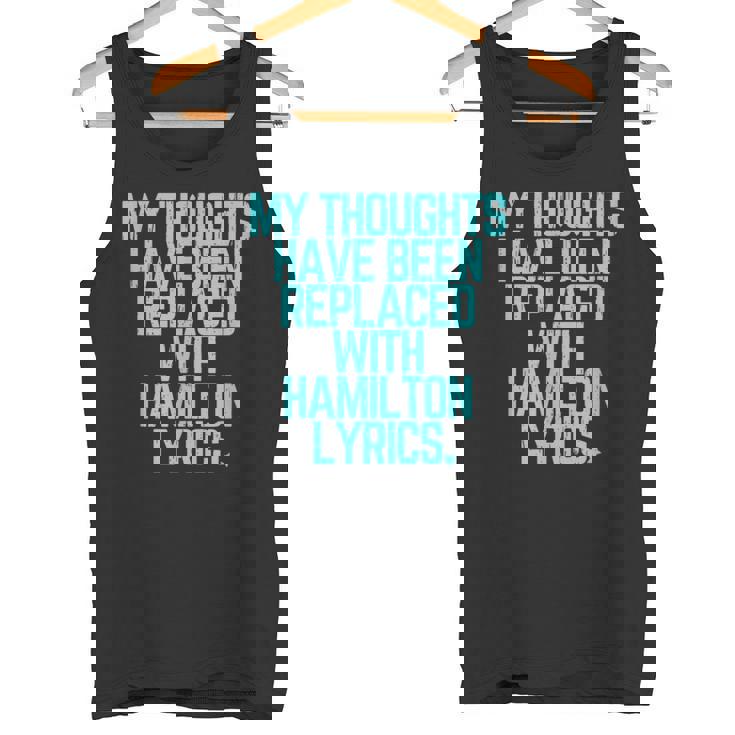 Vintage Historic Hamilton Quote Kids Tank Top