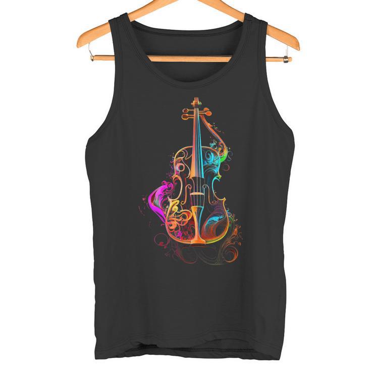 Violin Colourfuliolin Foriolinists Tank Top