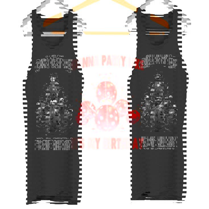 Voy A Festejar Como Si Fuera Mi Cumpleaños Mariquitas Camiseta sin mangas
