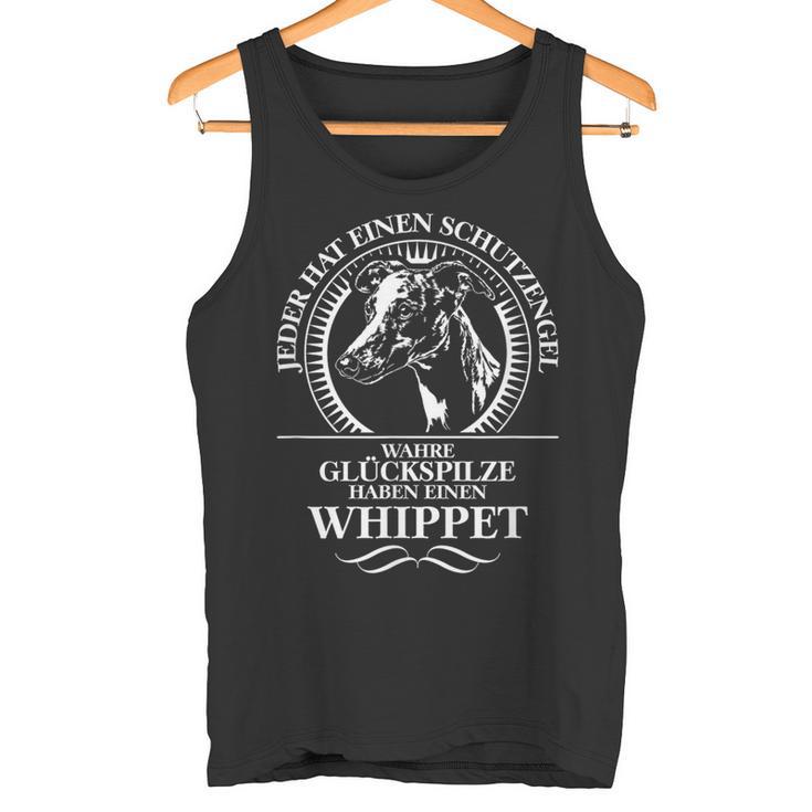 Whippet Guardian Angel Dog Greyhound Dog Saying Tank Top