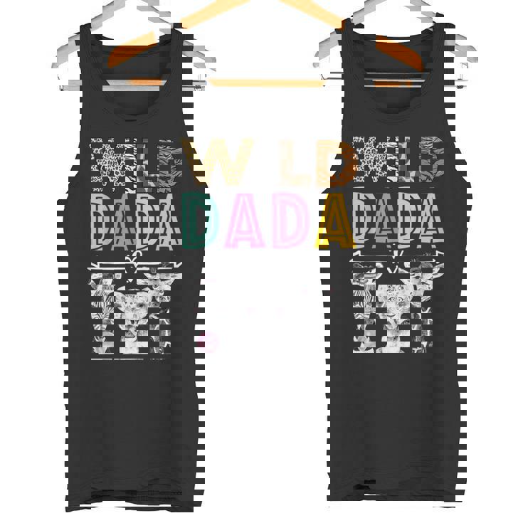 Wild Dada Zoo Theme Birthday Safari Jungle Fiesta A Juego Camiseta sin mangas