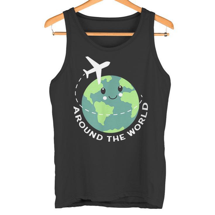 World Travel Around The World Trip Holidays Tank Top