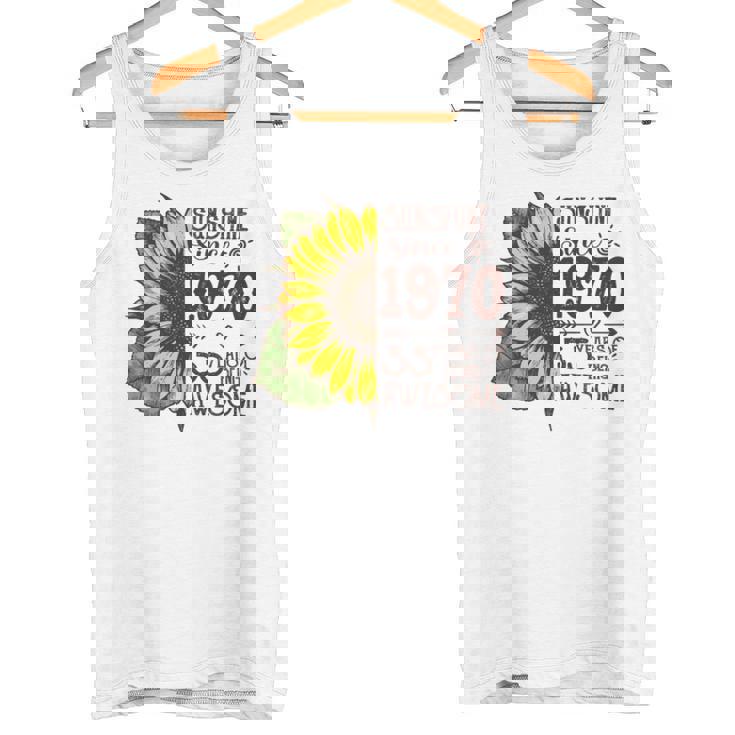 1970 Sunflower Sunshine 2025 Tank Top