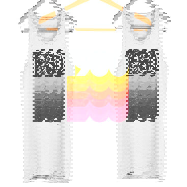 Años 80 Estilo Retro Cumpleañosintage 1980 Camiseta sin mangas
