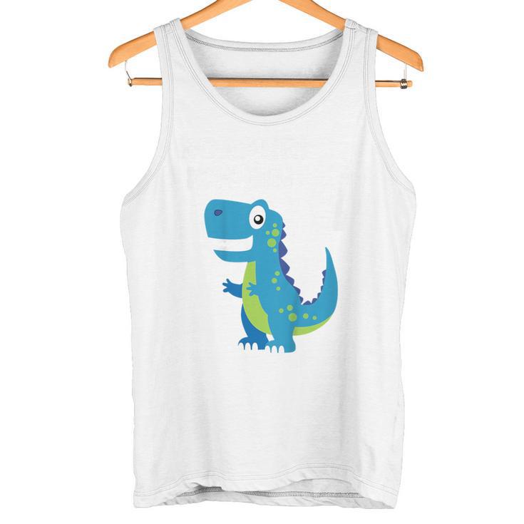 Children's 4Th Birthday Boy Dino T-Rex Dinosaur 4 Birthday Tank Top