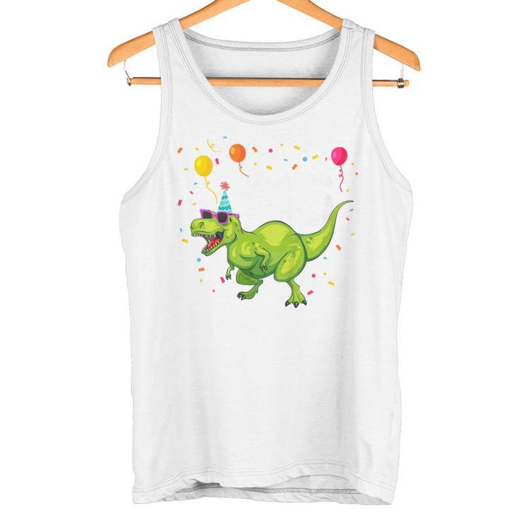 Children's Geburtstags 6 Jahre Junge Dinosaurier Dino Ich Bin 6 Tank Top