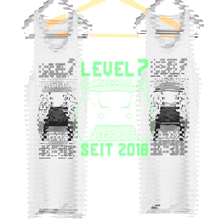 Children's Level 7 Birthday Boy Gamer 2018 7Th Birthday Tank Top