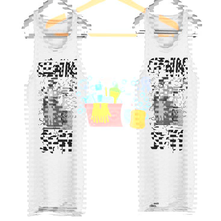 Cleaning Staff Housekeeping Crew Of Proud Housekeeper Squad Tank Top