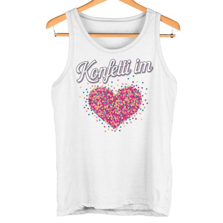 Confetti In The Heart Fancy Dress Carnival Confetti Costume Tank Top