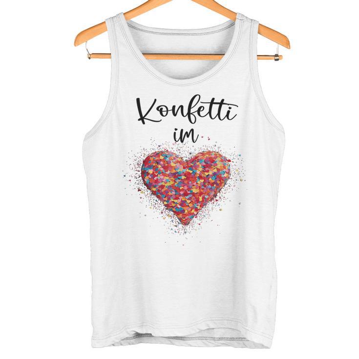 Confetti In The Heart Kölle Alaaf Red Carnival Fashing Blue Tank Top