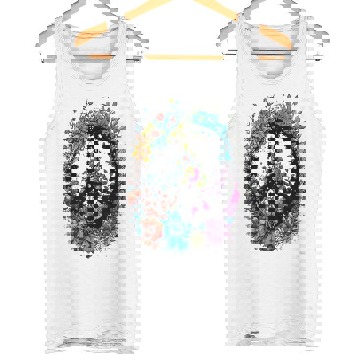 Cravate De Costume Hippie Avec Symbole De La Paix Des Années 60 Et 70 Débardeur e