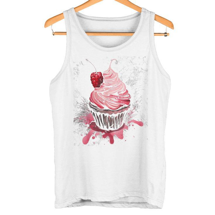 Cupcake-Weinlese Tank Top