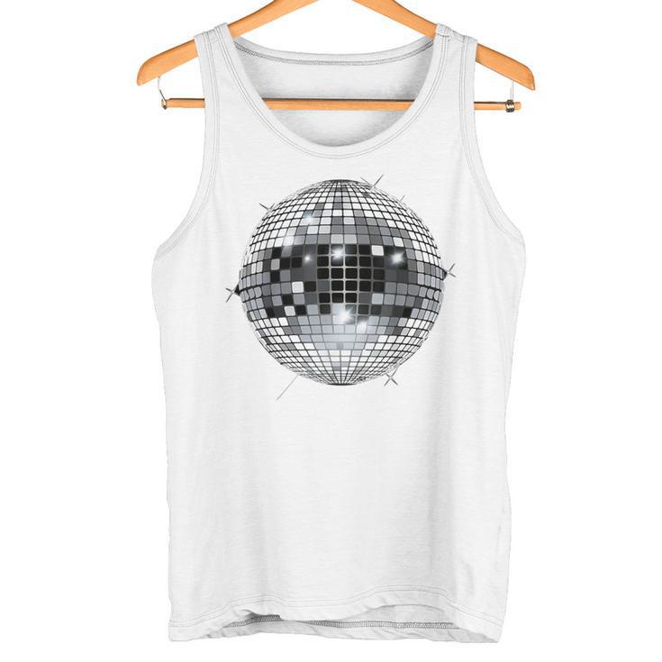 Discoballintage Retro House Disco Ball Cool Party Tank Top