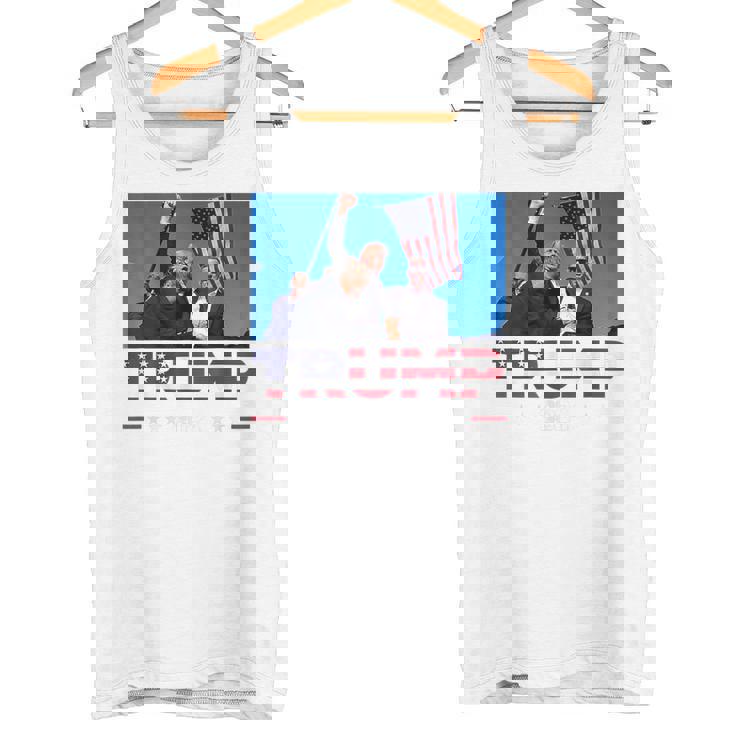 Donald Trump 2024 Sobrevivió A Disparo En Mitin Electoral Camiseta sin mangas