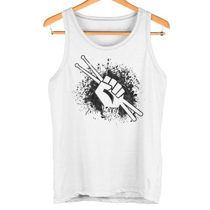 Drummer Musician Drumsticks Drummers Tank Top