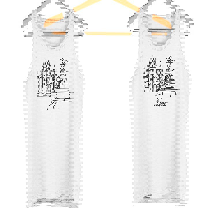 Duomo Di Milano Italia Milán Italiaiajesacaciones Souvenir Camiseta sin mangas