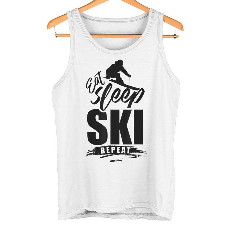 Eat Sleep Ski Repeat Ski Tank Top