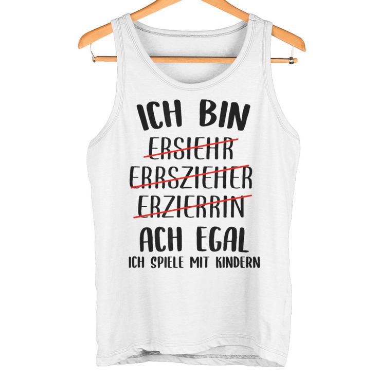 Educator With Slogan Tank Top