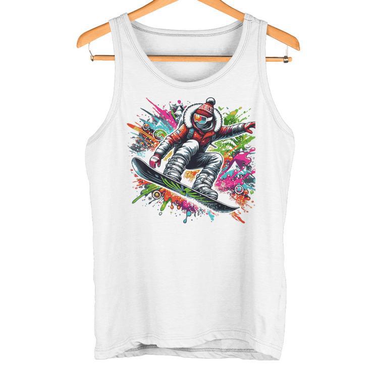 Costume Top Winter Sports Snowboarder Apres Ski Party Tank Top